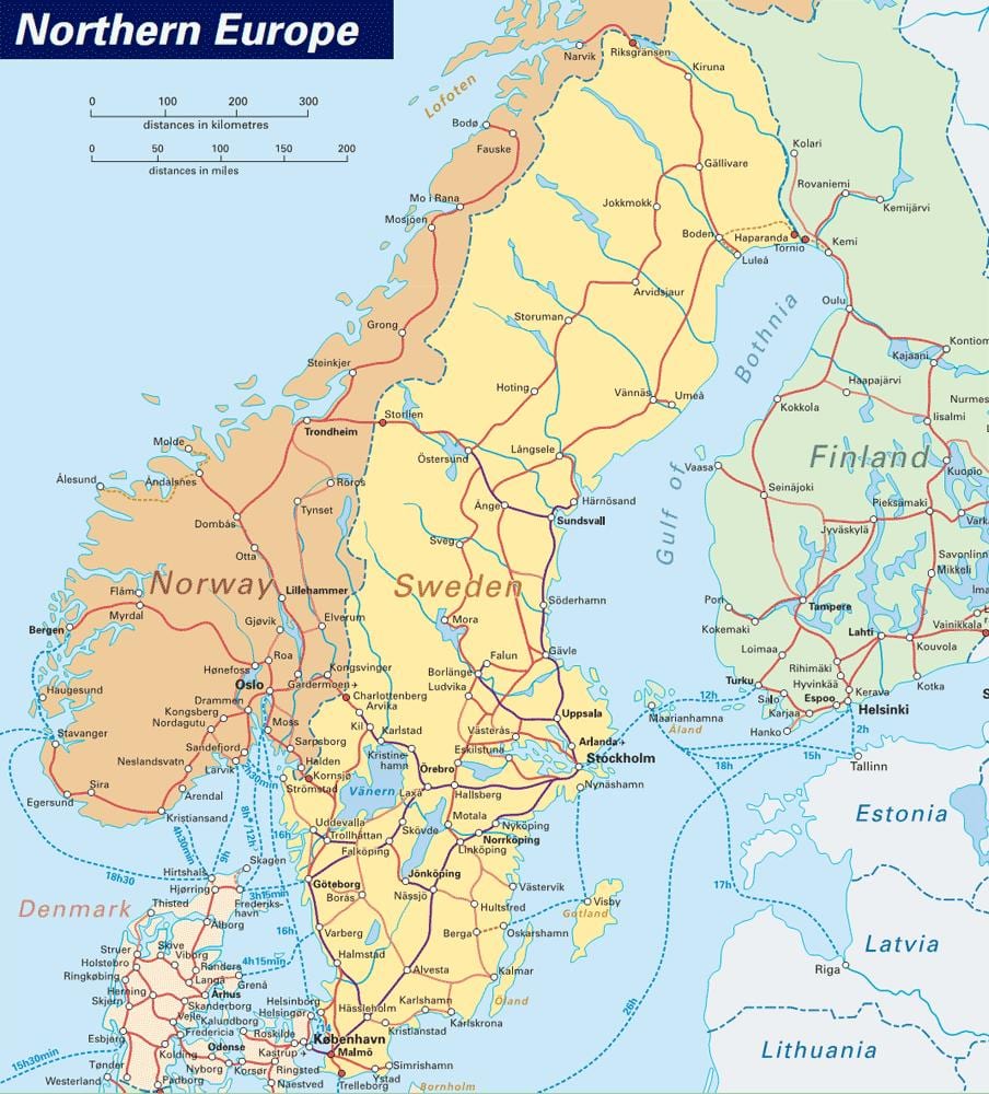 kort alta Noregi