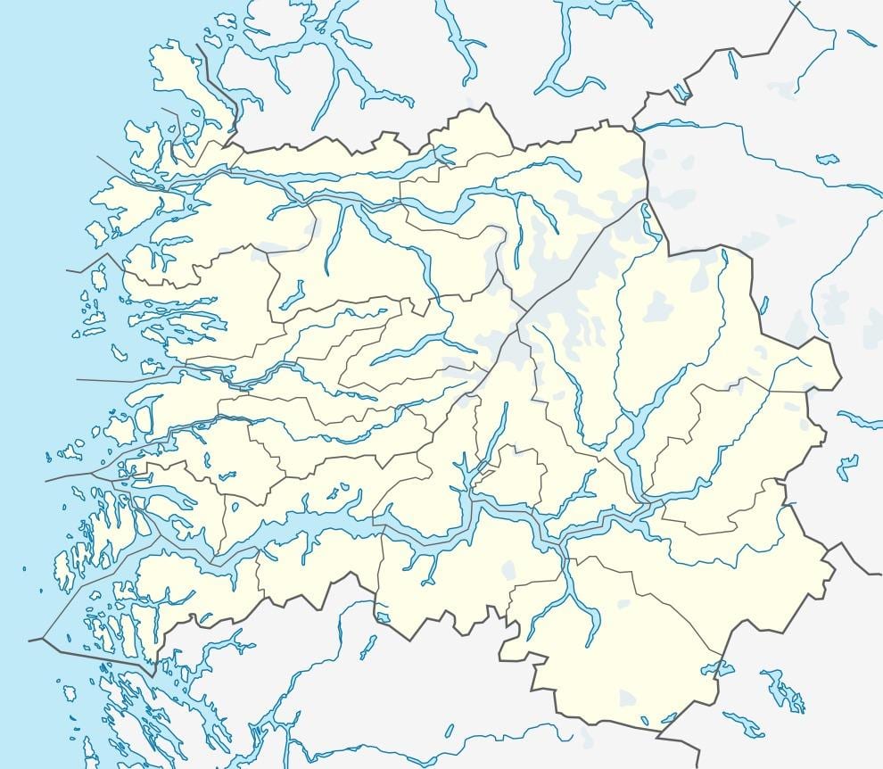 Kort af forðum Noregi