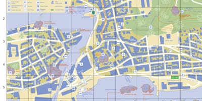 Alesund Noregi borg kort