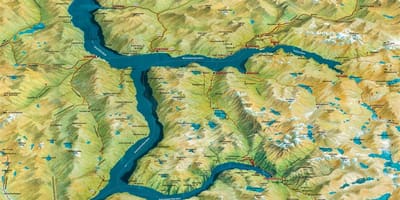 Kort geiranger Noregi