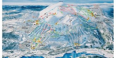 Ski Noregi kort